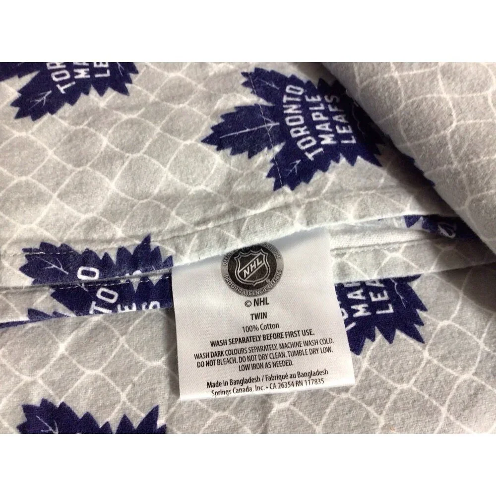 NHL Hockey Toronto Maple Leafs Twin Sheet Set